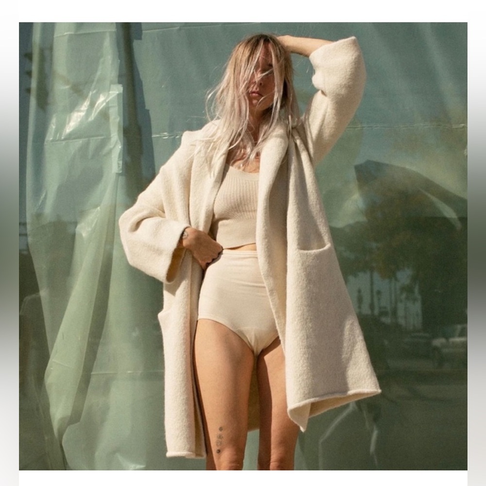 Lauren Manoogian Cardigan Raw White